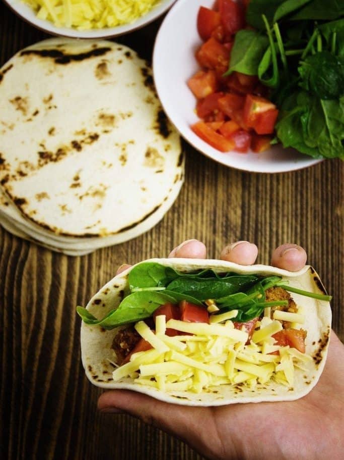 Tacos wegetariańskie