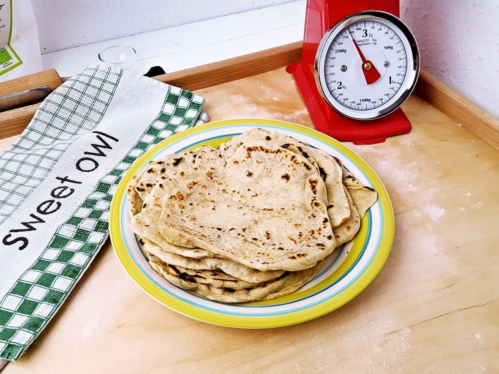 Tortilla meksykańska – pszenne placki