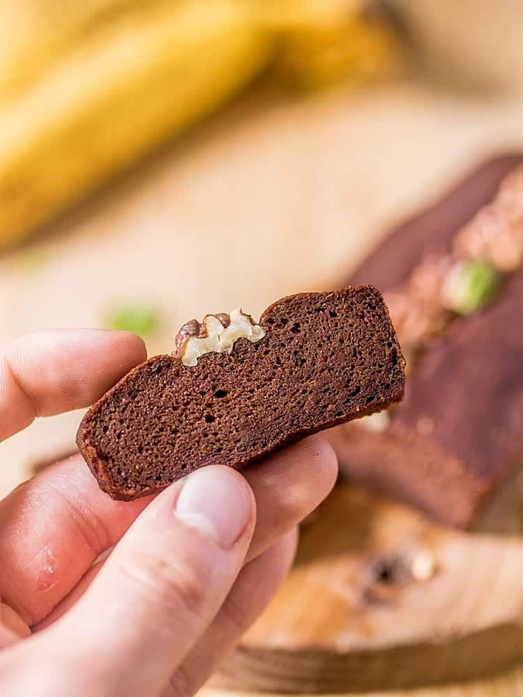 Chlebek bananowy z mąki gryczanej