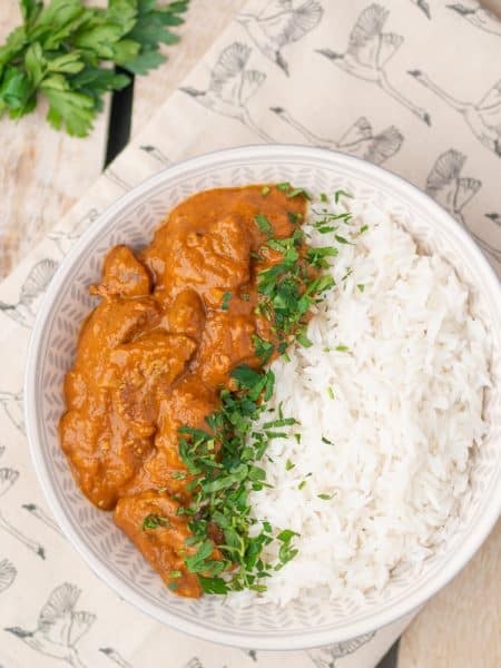 Wegański Butter Chicken