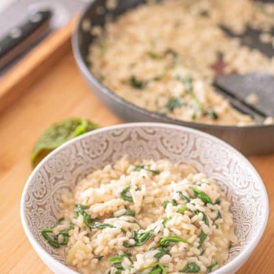 Przepis na risotto ze szpinakiem