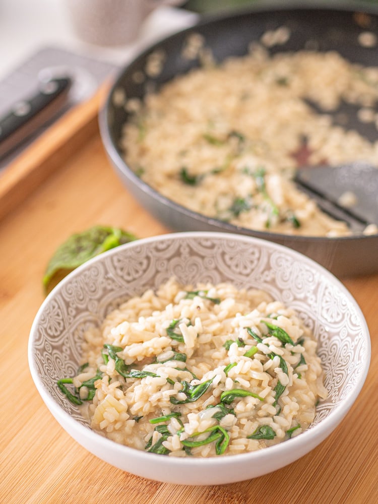 Risotto ze szpinakiem