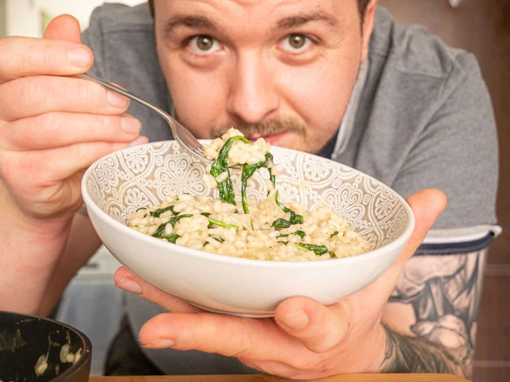 Przepis na risotto ze szpinakiem