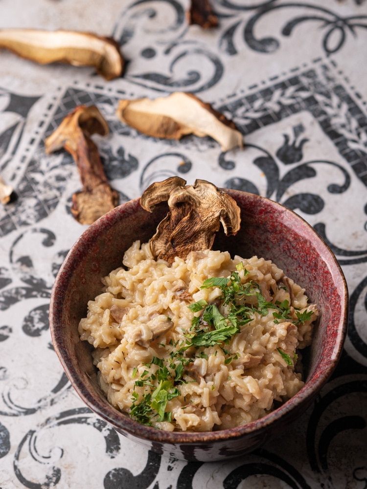 Risotto z grzybami leśnymi | Risotto grzybowe z borowikami