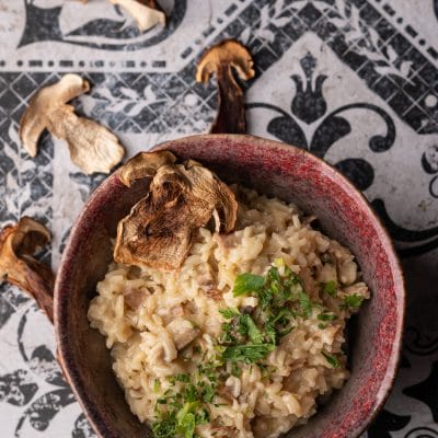 Risotto z grzybami leśnymi | Risotto grzybowe z borowikami