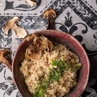 Risotto z grzybami leśnymi | Risotto grzybowe z borowikami