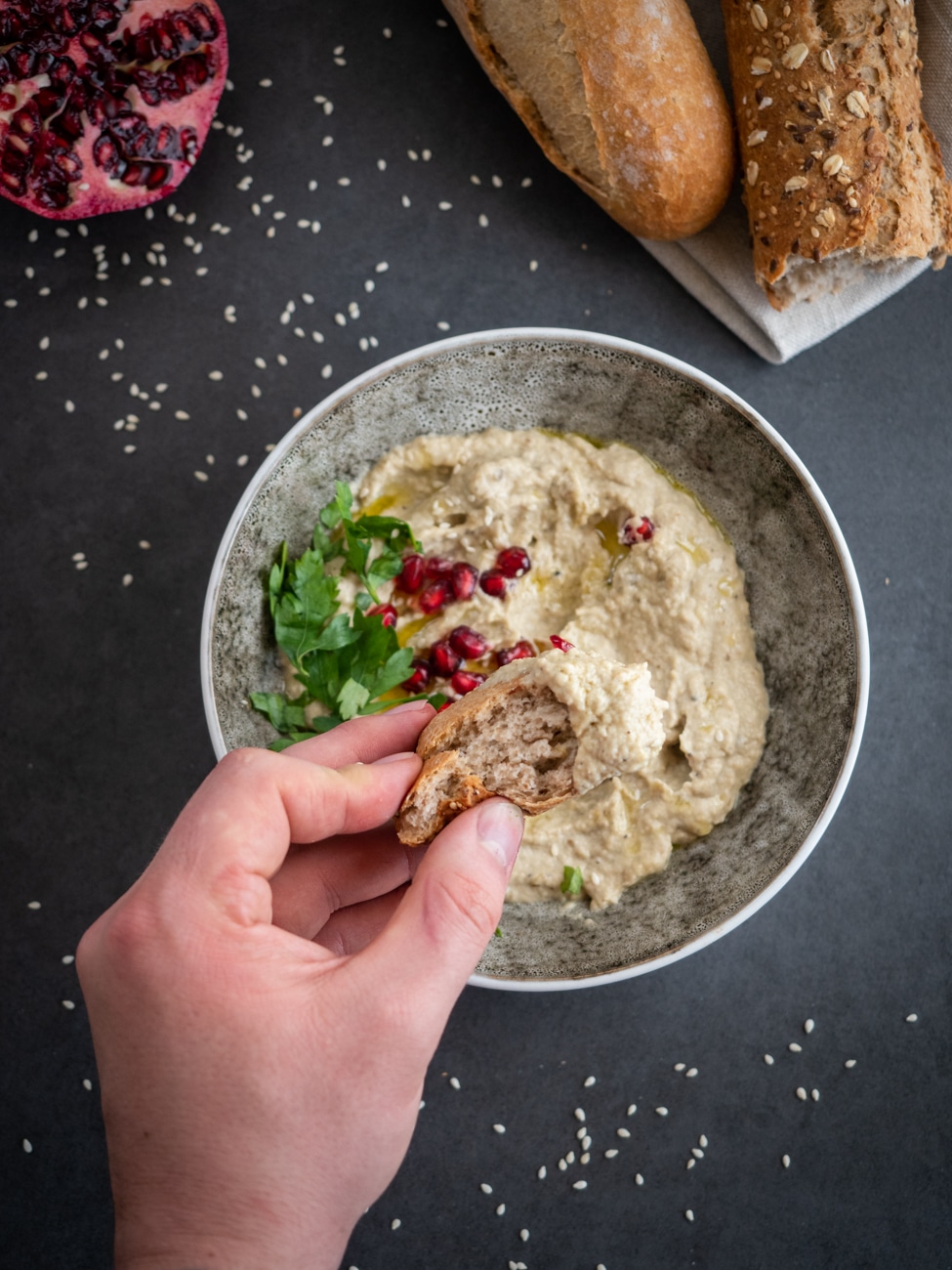 Baba ghanoush - Pasta z bakłażana