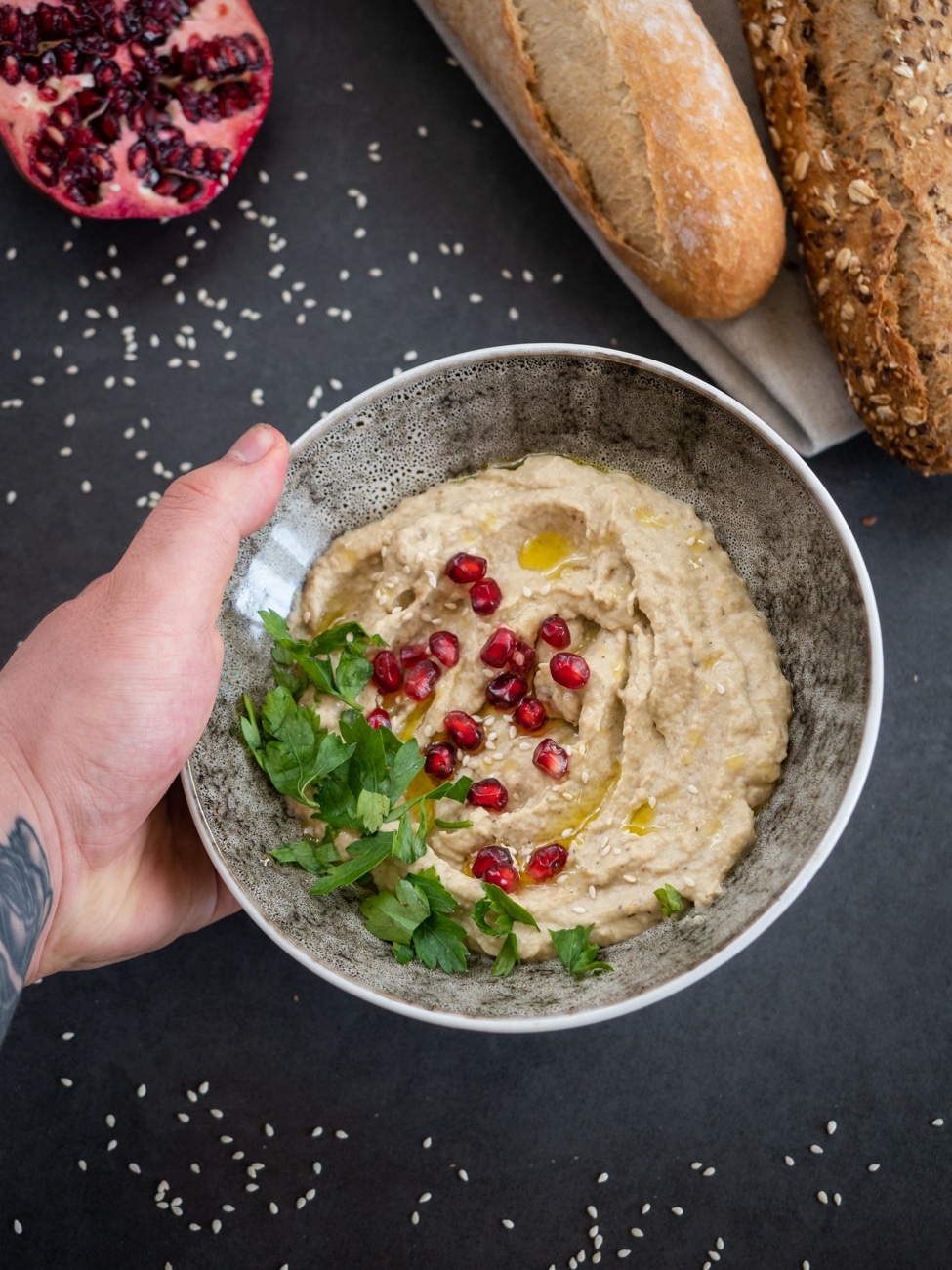 Baba ghanoush - Pasta z bakłażana