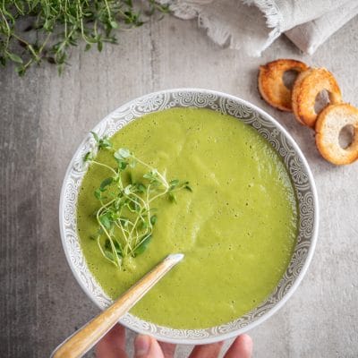Przepis na Zupa krem z cukinii i awokado