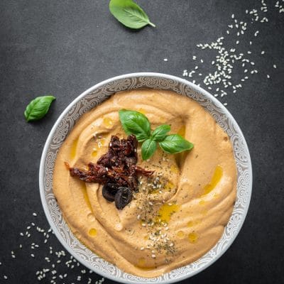 Przepis na Hummus z suszonymi pomidorami