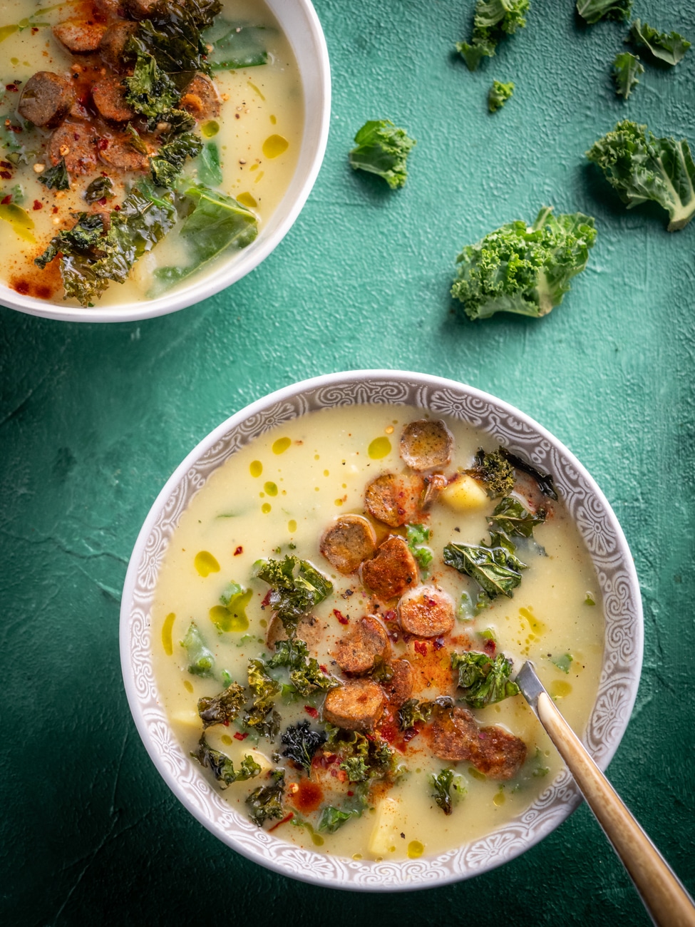 Zupa caldo verde z jarmużem - Przepis na caldo verde