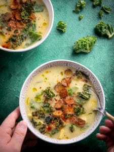 Zupa caldo verde z jarmużem - Przepis na caldo verde
