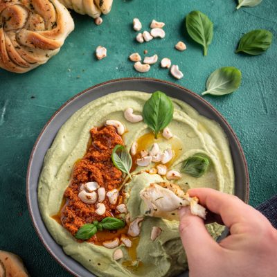 Przepis na Hummus bazyliowy